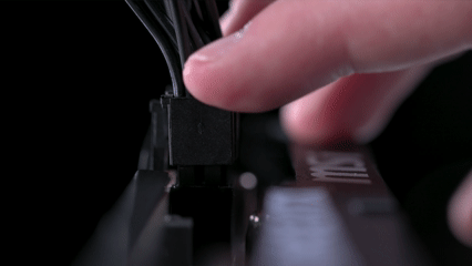 Reconnect PCIe power connector
